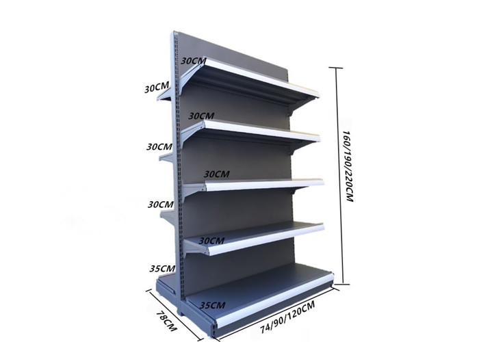 5 layers 100kg/Layer Supermarket Product Display customized color
